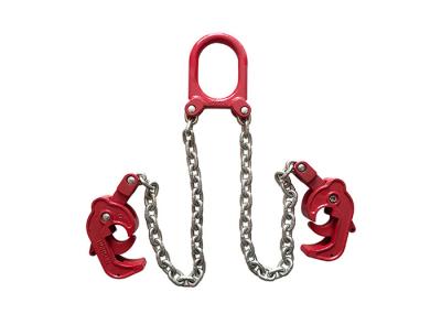 DN500A Chain Sling Drum Lifter High Tensile Strength Forged Below Hook Drum Lifter