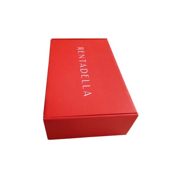 Luxury Red  Paper Gift Box , Corrugated Packaging Box For Hats / Decoration Packing
