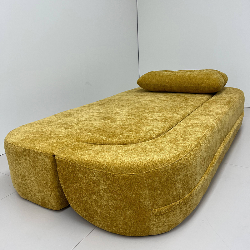 Modern Leisure Modular Frameless Sofa 35D Sponge Tufted Reclining Convertible Folding Compressed Sofa Bed for Villa Living Room
