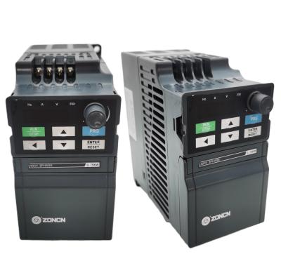Baixa tensão 220v 3 fases entrada 1hp 0,75kw VFD VSD