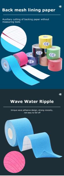 Precut Athletic 5cmX5m Kinesiology kinesio tape tape For Muscle thearpy body tape kinesiology