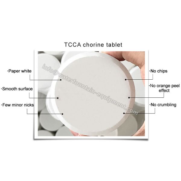 Water Treatment Swimming Pool Chemicals TCCA 50% Pool Chlorine Tablets