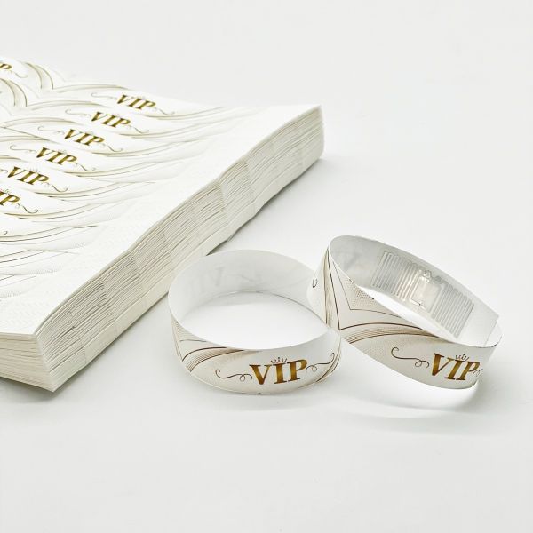 Event Party Supplies Waterproof Paper Bracelet with NFC Function and RFID