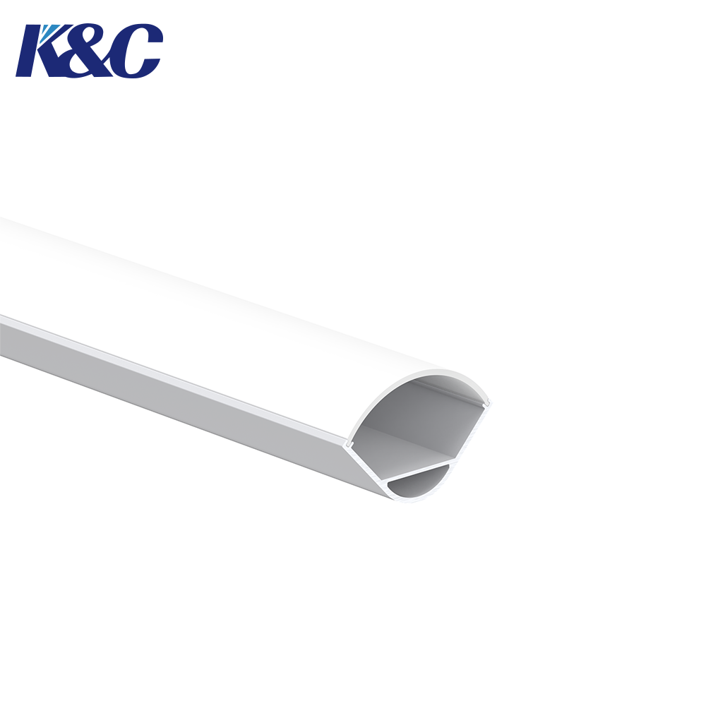 6063 Aluminium Alloy LED Strip Aluminium Profile with 90° Corner Installation and Sandblasting Oxidation