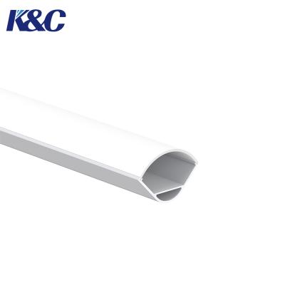 6063 Aluminium Alloy LED Strip Aluminium Profile with 90° Corner Installation and Sandblasting Oxidation