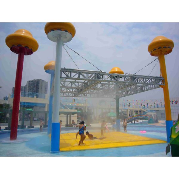 Jellyfish World Steel Large Aqua Play Spray Park Equipment Cartoon Structures