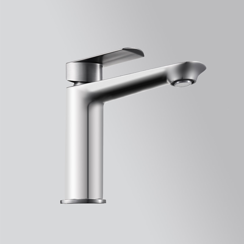 Современная одиночная хромовая краска смесителя 185mm таза Bathroom ручки
