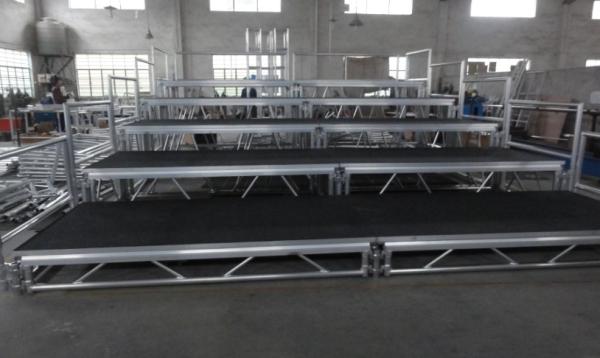 Night Bar Movable Stage Platform Aluminum Alloy 6061-T6 Easy Set Up