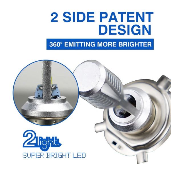 P15D H6M H4 Мотоциклетный фар 1200LM Самый яркий мотоциклетный фар