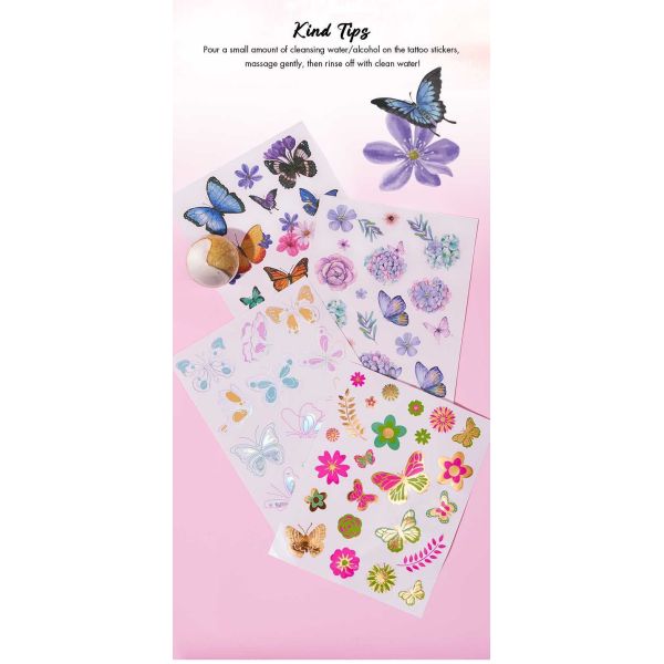 Kids Friendly Custom Temporary Tattoo Sticker Safe For Sensitive Skin OEM