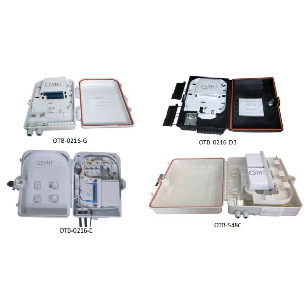 Tipo de acero material plástico del tubo de 8 maneras del ABS del casete de la caja del divisor de la fibra óptica