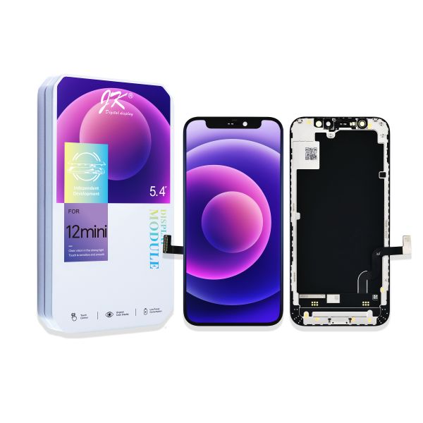 Factory Price JK Incell LCD Screen for iPhone 12 Mini with 650±50 Cd/m2 Brightness 1080*2340 Resolution 5.4 Inch Display Assembly