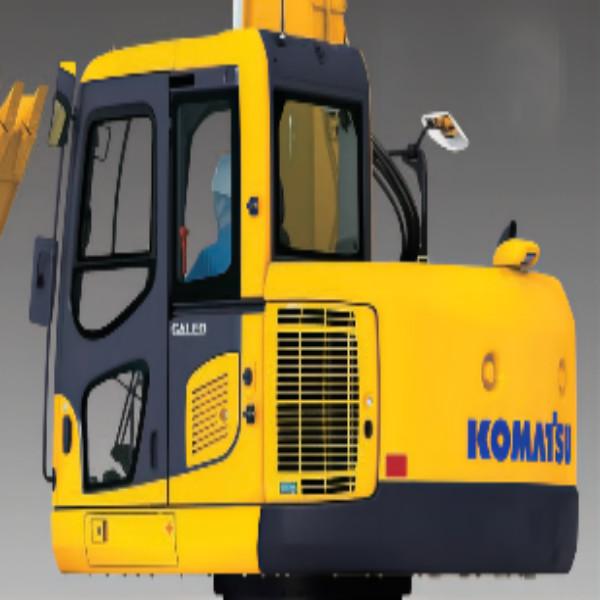22B-54-28341 KOMATSU Excavator Cab Tempered Glass Left Door Rear Position NO.4