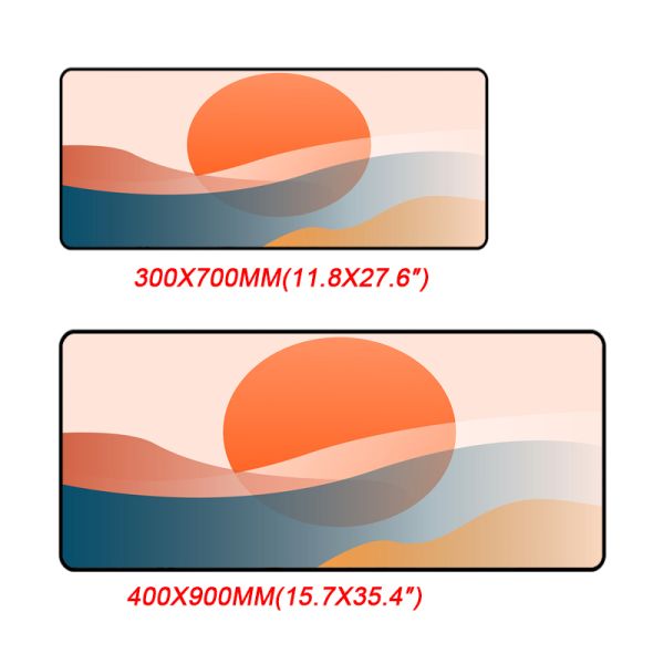 Large Size Computer Accessories Gaming Desk Mat Mouse Pad with Custom Design Printed