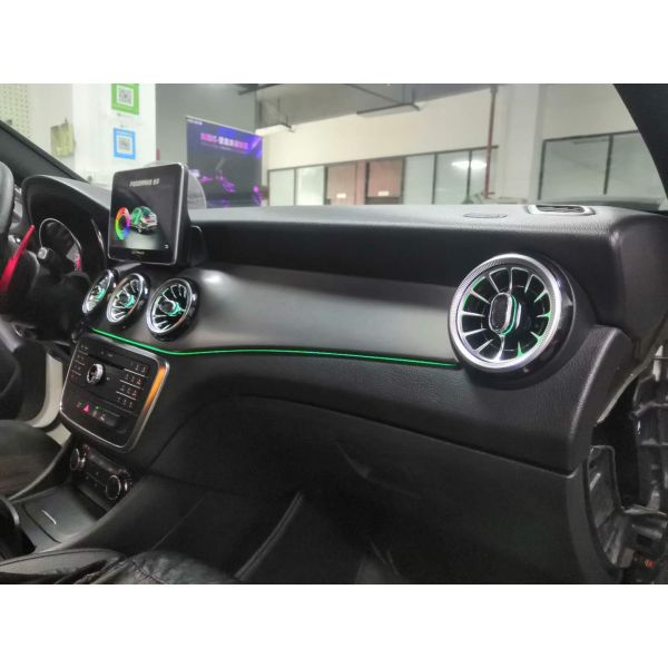 Ambient LED Air Vent Turbine Console Декоративная для Mercedes W117