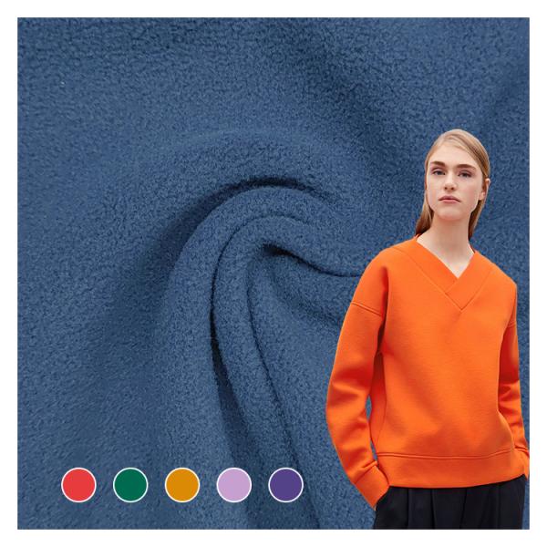 New Fashion Solid Fleece Fabric by Roll, Factory Manufacturer 100% Polyester Polar Fleece Fabric/