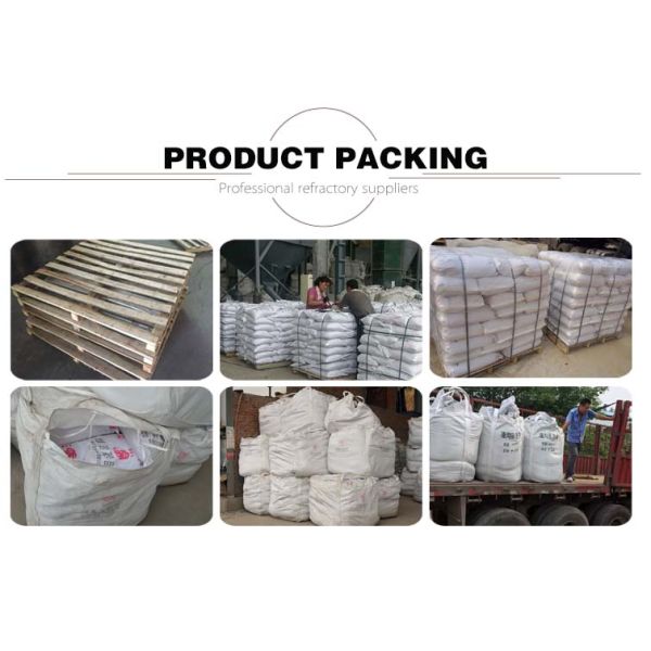 Bulk Density 2.2-2.7g/cm3 Low Cement Refractory Castable with CaO Content of 0.1-0.22%