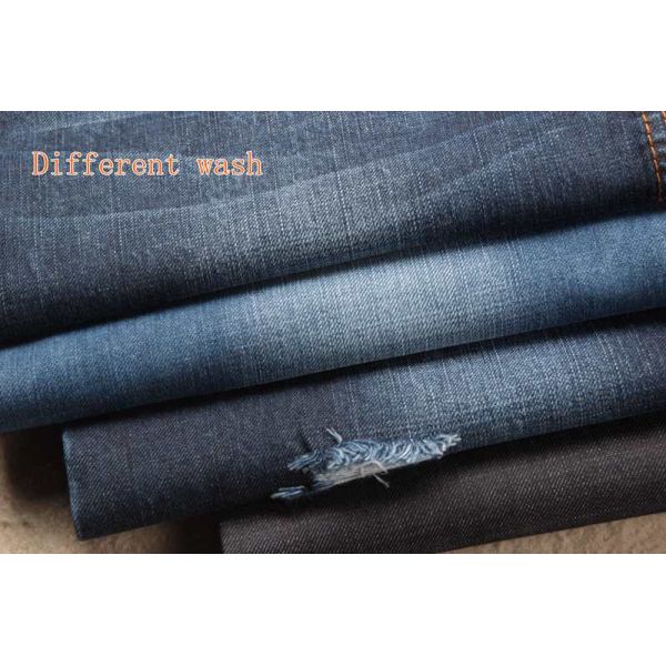 Spandex African Wax Printed Cotton Denim Fabric