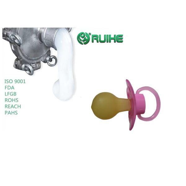 Platinum Cured 1.08g/Cm3  850% LSR Liquid Silicone Rubber