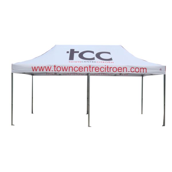 3X6 White Gazebo Tent CMYK Heat Transfer Printing Easy To Transport