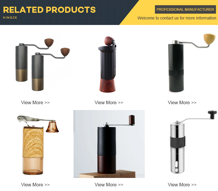 High End  Coffee Maker Accessories Super Smoothly Hand Held Coffee Grinder