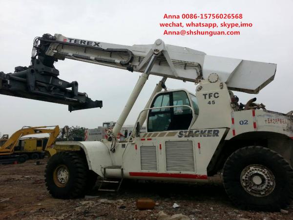 USA Made Terex TCF 45 Used Reachstacker 45000 Kg Lifting Capacity