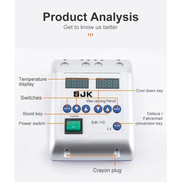 6 conseils pour le moulage à la cire couteau de sculpture électrique double stylo dentaire digital crayon de sculpture à la cire