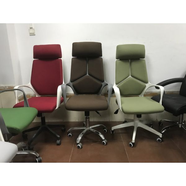 Sturdy Narrow High Back Executive Leather Ergonomic Office Chair Revolving Style