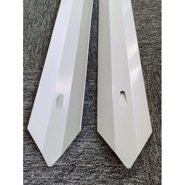 Beijing ROADSAFE 3 Fold Warning Flexible Reflective traffic guardrail road delineator post LOGO PVC sheet bollard High Quality-Red White