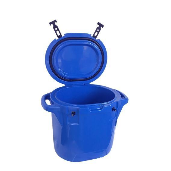 refrigerador do gelo de 25L Rotomolded, caixa mais fresca redonda de acampamento exterior