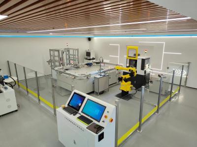 Intelligent manufacturing production line of Industry 4.0, FMS, CIM, Digital Twin, MES