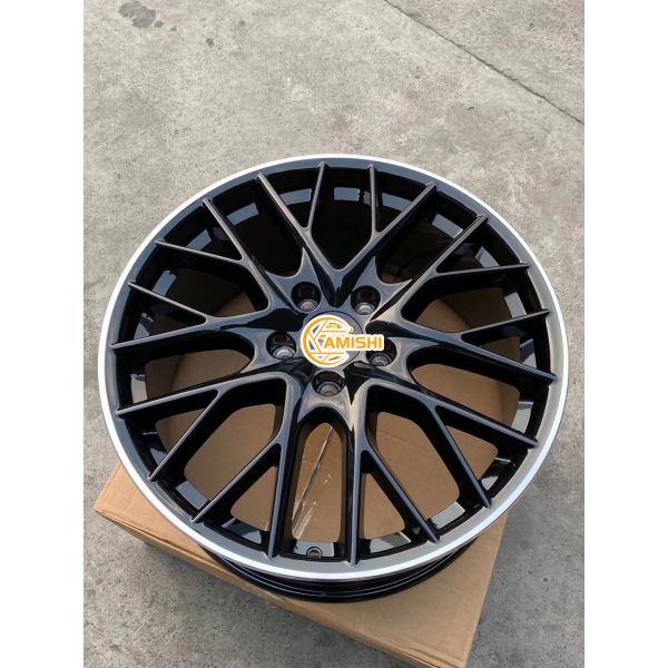 Cast Alloy 5x130 ET71 21 Inch Black Rims For Porsche Panamera