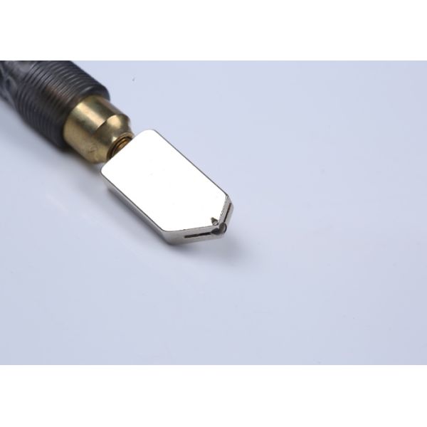 Metal Handle Hand Held Glass Cutting Tools Carbide Material With Wood Handle