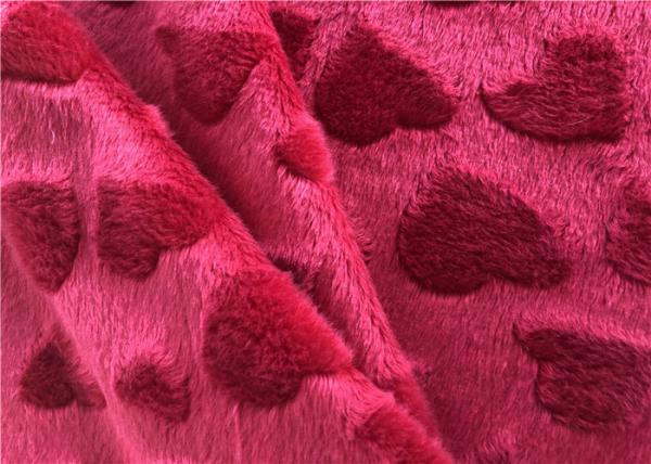 Warp Knitting Polyester Minky Plush Fabric 2.5mm Pile Super Soft