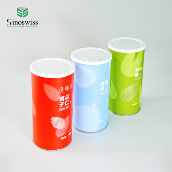 Sealing Lid Paper Cans Packaging Airtight Odor Proof Food Cylinder Tube Box