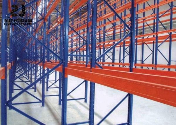 Double Deep Selective Racking Power Coated Heavy Duty Metal Shelving Rack ODM OEM