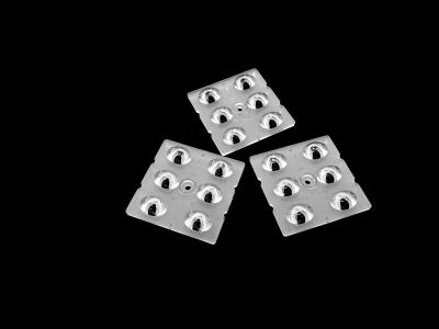 5050LEDs 49,6×49,6MM Lentille LED haute puissance 30°/60°/90°/T2M/T3M/T4M Disponible 6 en 1 pour l'éclairage de rue et l'éclairage d'inondation