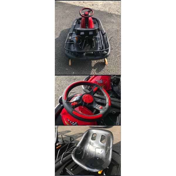 Funfair Kids Go Kart Mini Amusement Park Rides Hardware And Plastic Material