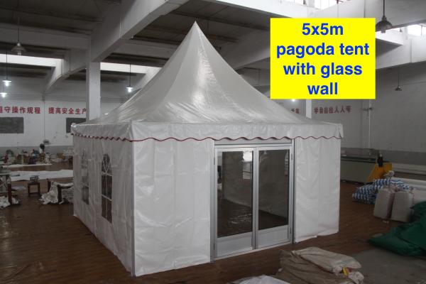 White Or Colorful PVC Roof Cover Outdoor Gazebo Tent , Pagoda Tent For Events