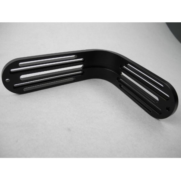 High speed Machining - Turning Black anodized CNC Aluminum Parts