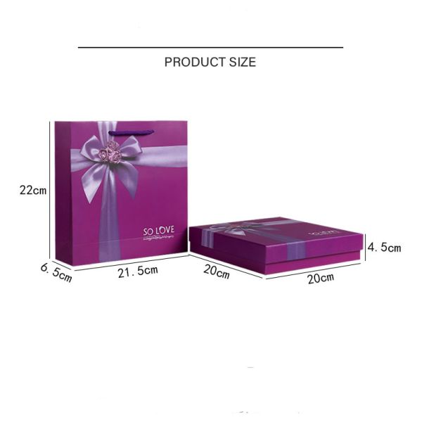Коробка подарков на заказ с шоколадом с вставкой свадебный день рождения CDandy печенье бумажная упаковка