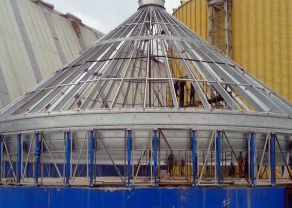 Agricultural Steel Silo Roll Forming Machine Automation Energy Saving