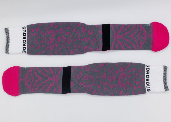 Antibacterial Sporty Athletic Basketball Socks With Printed Logo