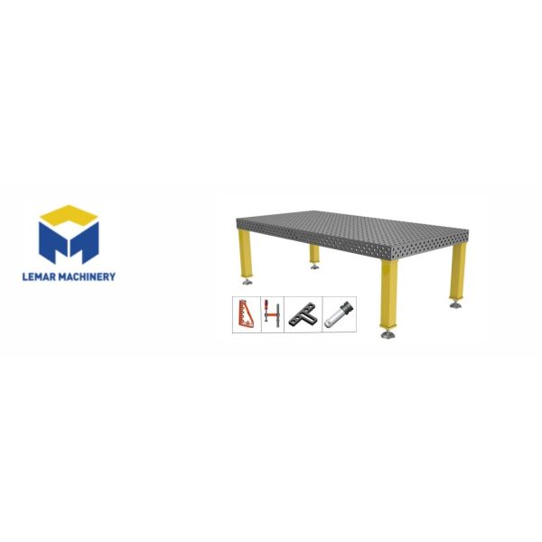 3D Precision Welding Tables Fixture D16 Steel Welding Table For Precise Flexible