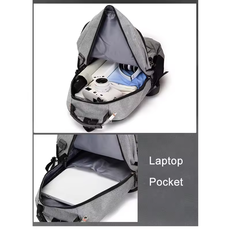 Main Material Oxford Custom Logo USB School Backpack for Casual Sports and Laptop