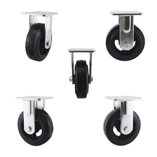 150mm Iron Core Heavy Duty Casters Logo Customizable