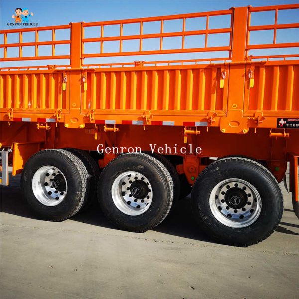 подвес бортового Tipper 50T Semi трейлера 3 цапфы трейлера Semi механический