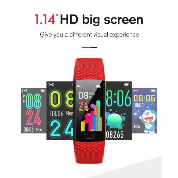 Браслет отслежывателя шага часов шагомера здоровый