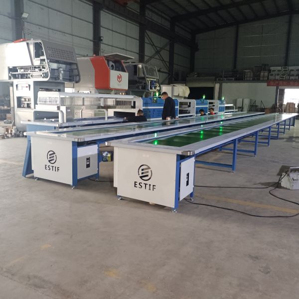 Customized Single/Double Layer Shoe Sole & Upper Assembly Line PVC Belt Conveyor Line for Morocco Customer