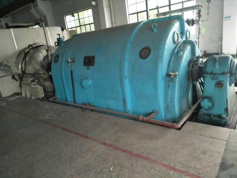 Back Pressure 3000kw 2.35MPA Steam Turbine And Generator for electric power plant